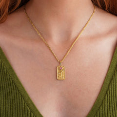 Vioraia ‘Lovers’ Tarot Pendant Necklace