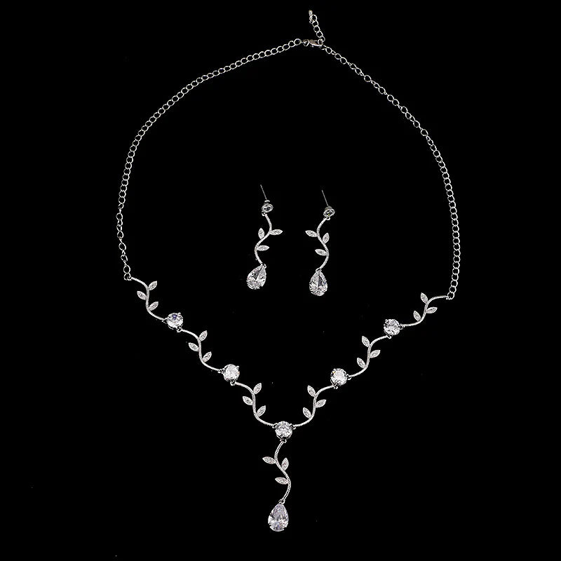 Vioraia Vine and Stud Sparkle Jewelry Set