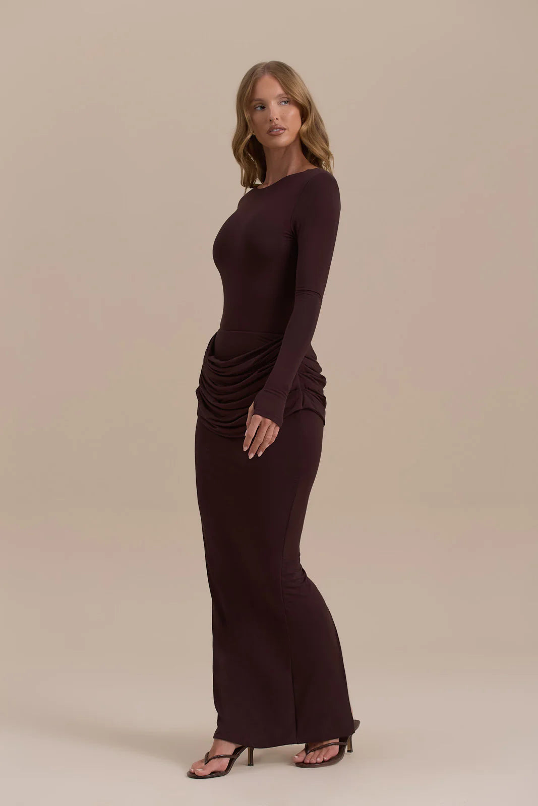 ASHTIN MAXI SKIRT | ESPRESSO