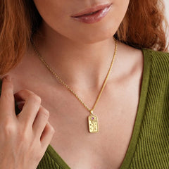 Vioraia ‘Lovers’ Tarot Pendant Necklace