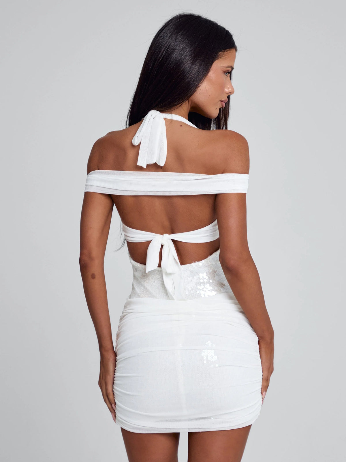 Lucy's MONIKA MINI DRESS WHITE