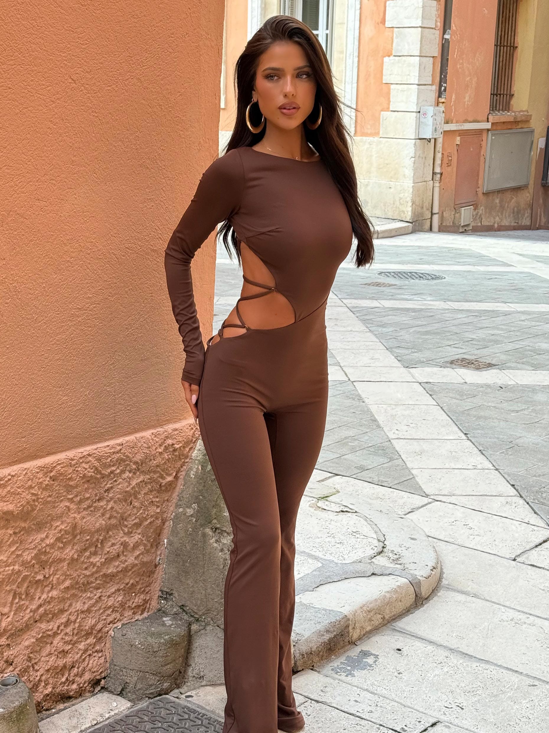 Lucy's NASH JUMPSUIT CHOCOLATE