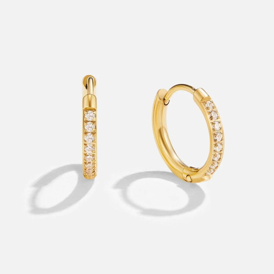 Vioraia Eternity Hoop Earrings