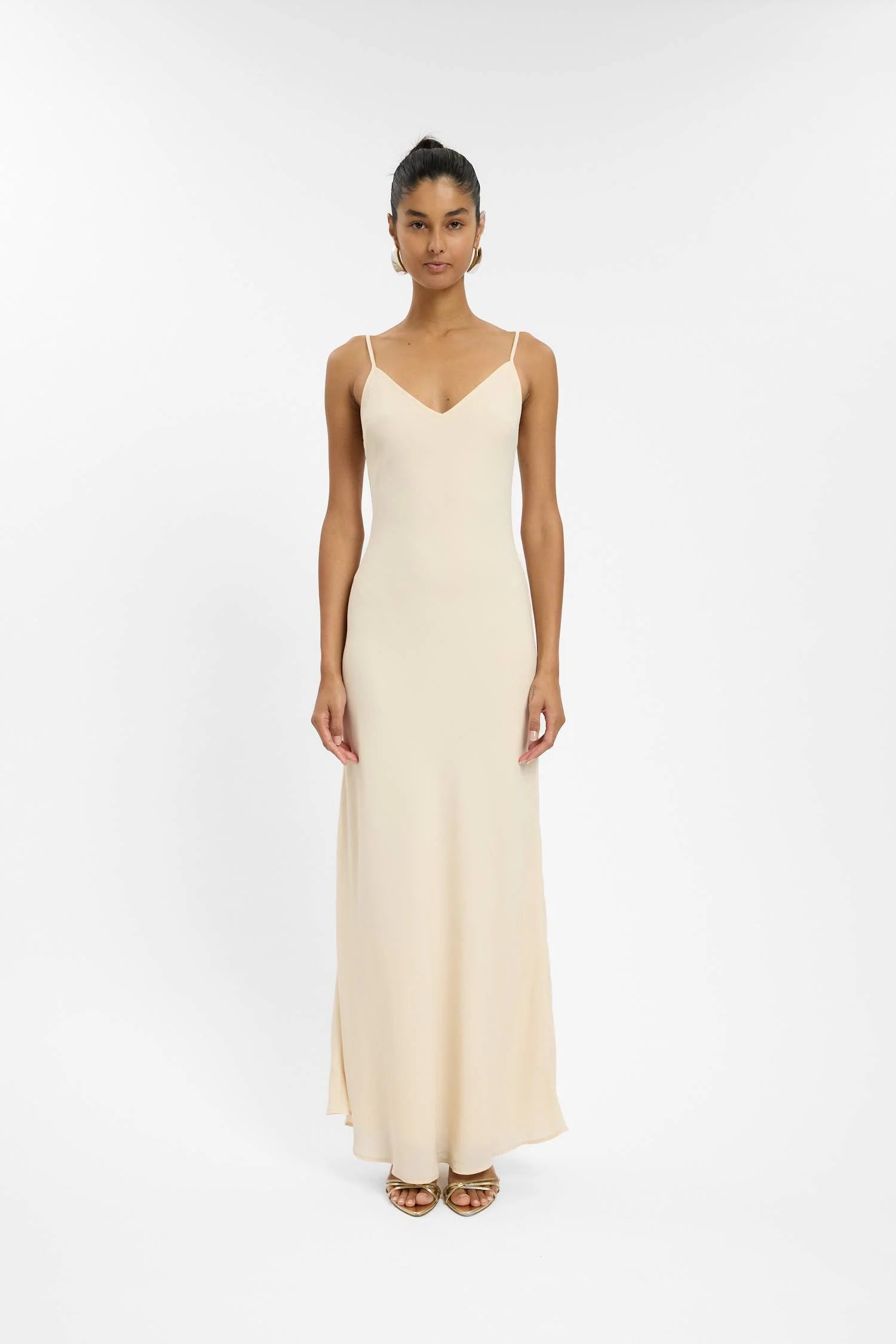 Georgette Maxi Dress | Ivory