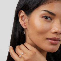 Vioraia Durya Double Pearl Wrap Ring