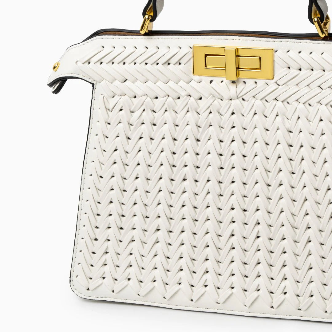 Vioraia Dionne Woven Handbag