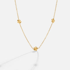 Vioraia Flower Power 18K Gold Chain Necklace