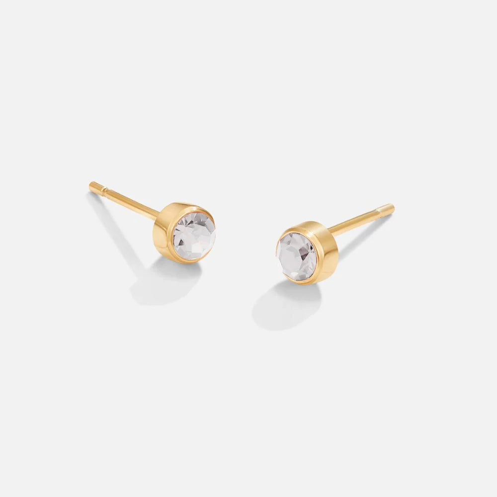 Vioraia Birthstone Stud Earrings