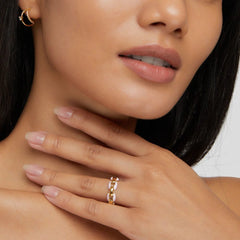 Vioraia Pink Reya Chain Ring