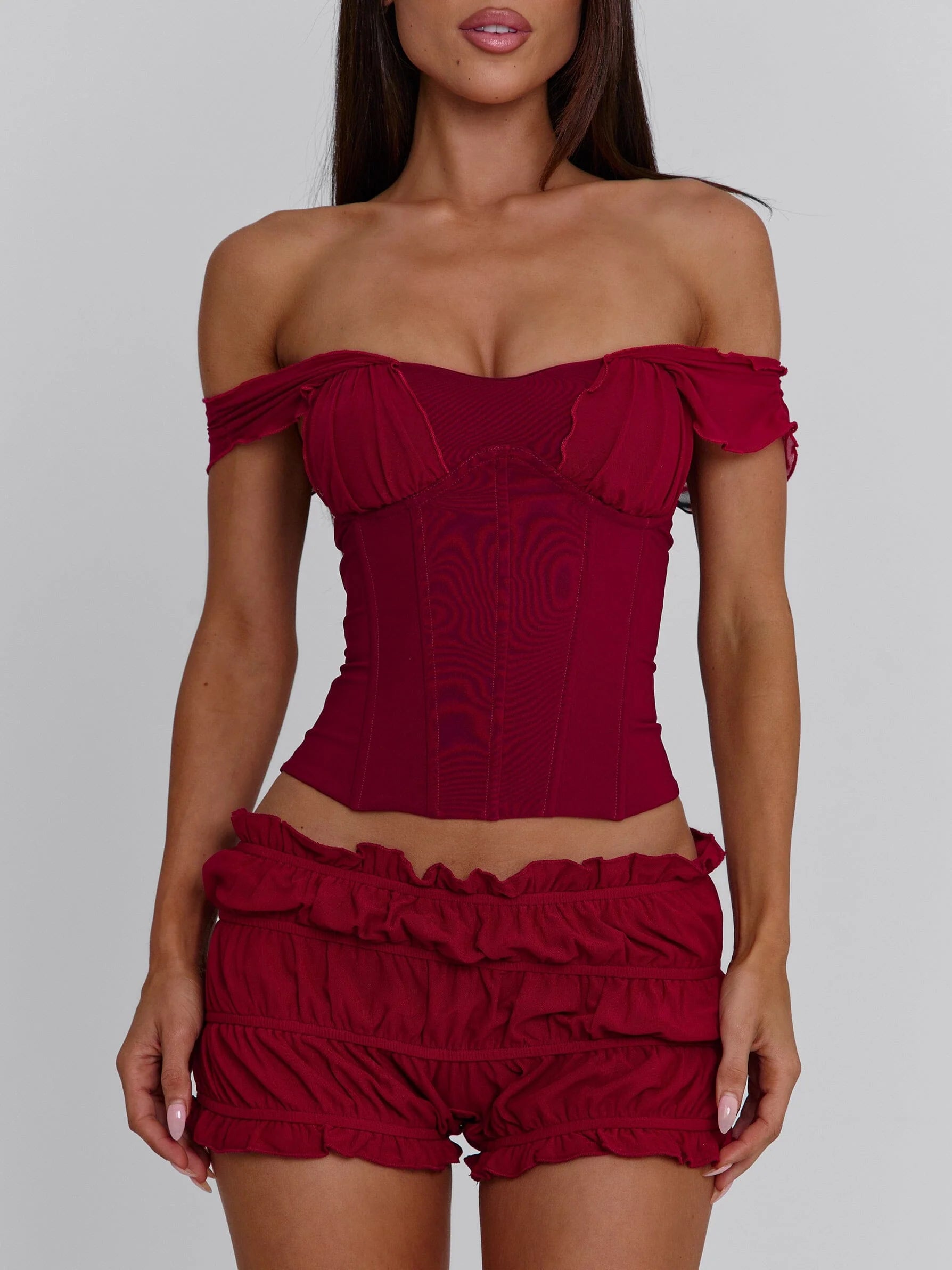 Lucy's AMAYA TOP DEEP RED