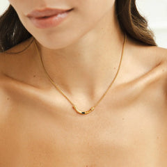 Vioraia Elise Black Onyx Necklace