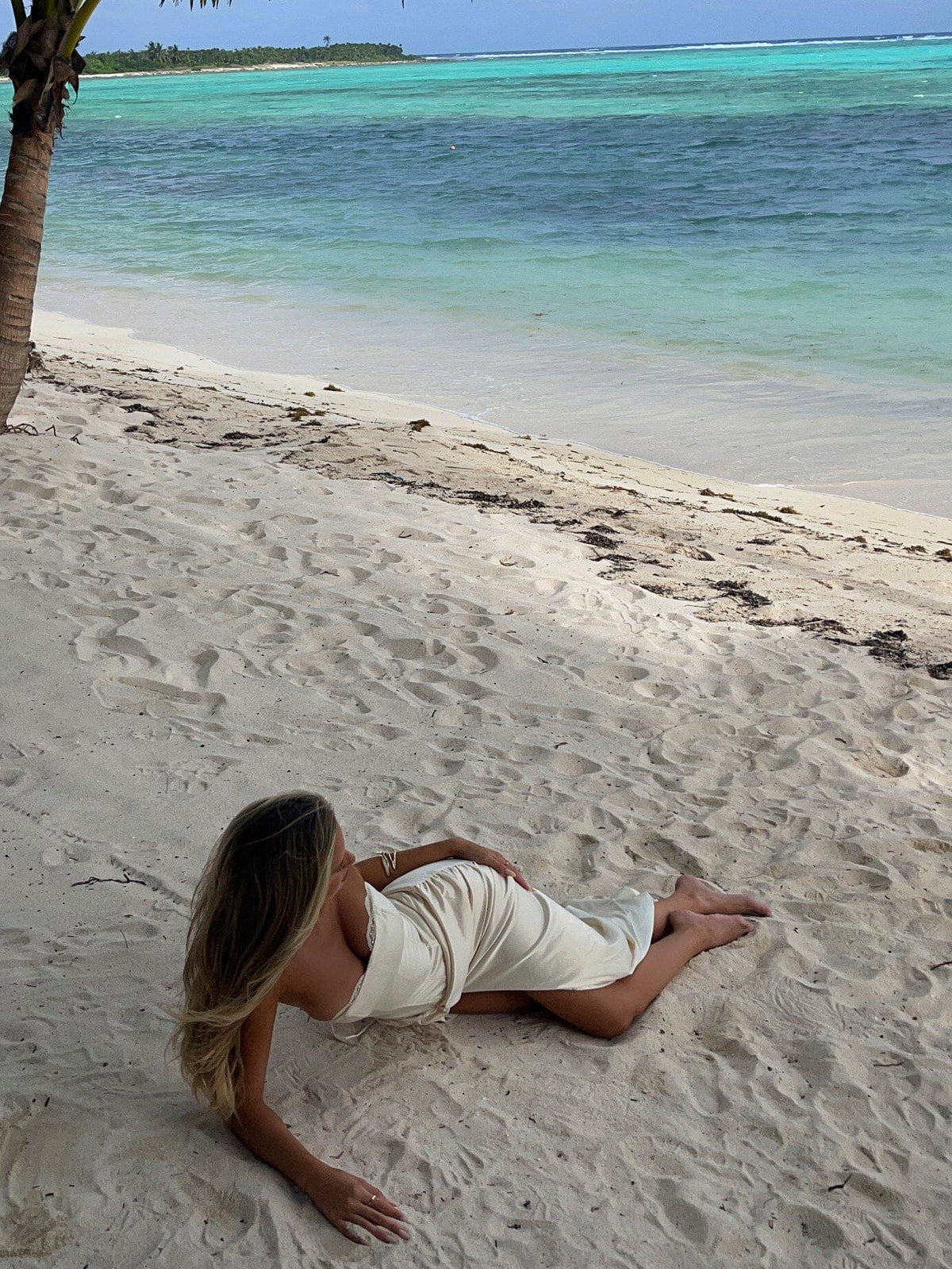 Lucy's CARMENNE MAXI DRESS IVORY