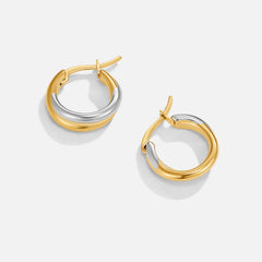 Vioraia Lea Entwined Hoop Earrings