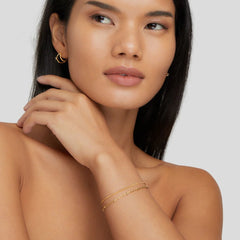 Vioraia Pia Gold Layered Bracelet