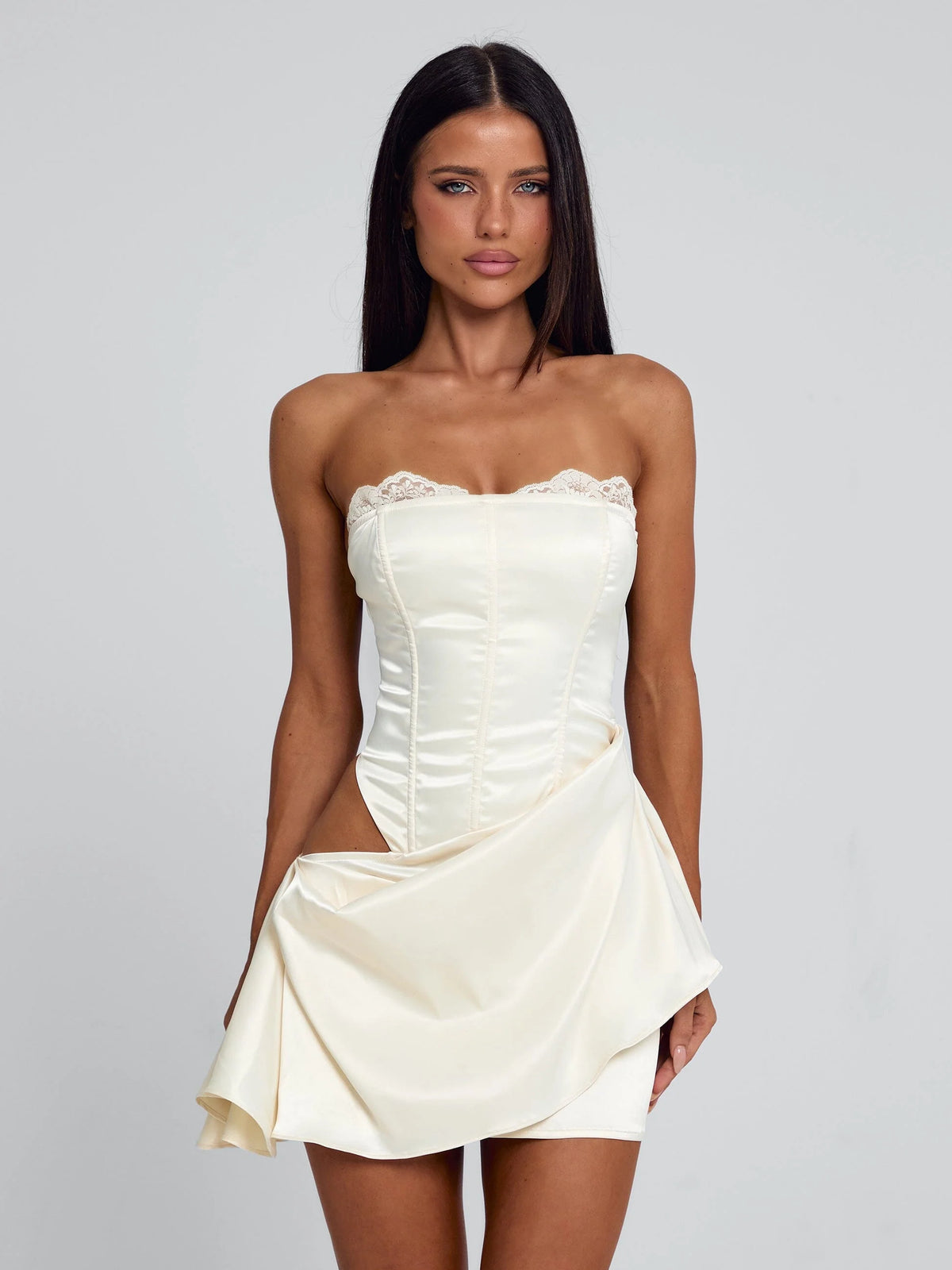 Lucy's MALOLO MINI DRESS IVORY