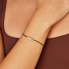 Vioraia Midnight Black Crystal Bracelet