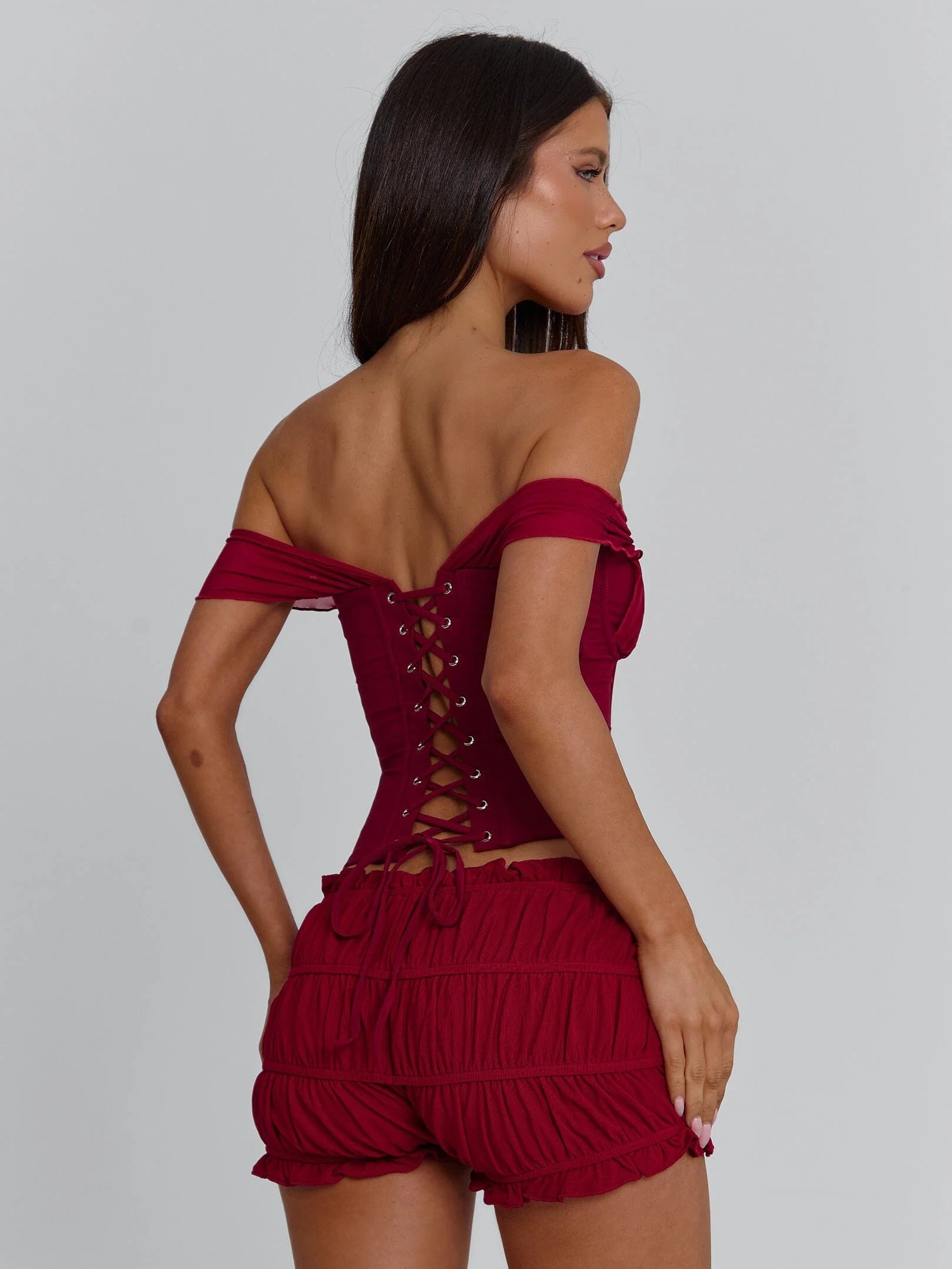Lucy's AMAYA TOP DEEP RED