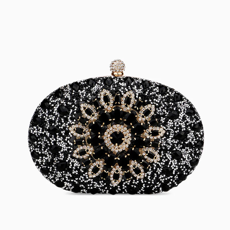 Vioraia Meghan Diamond Encrusted Clutch Bag