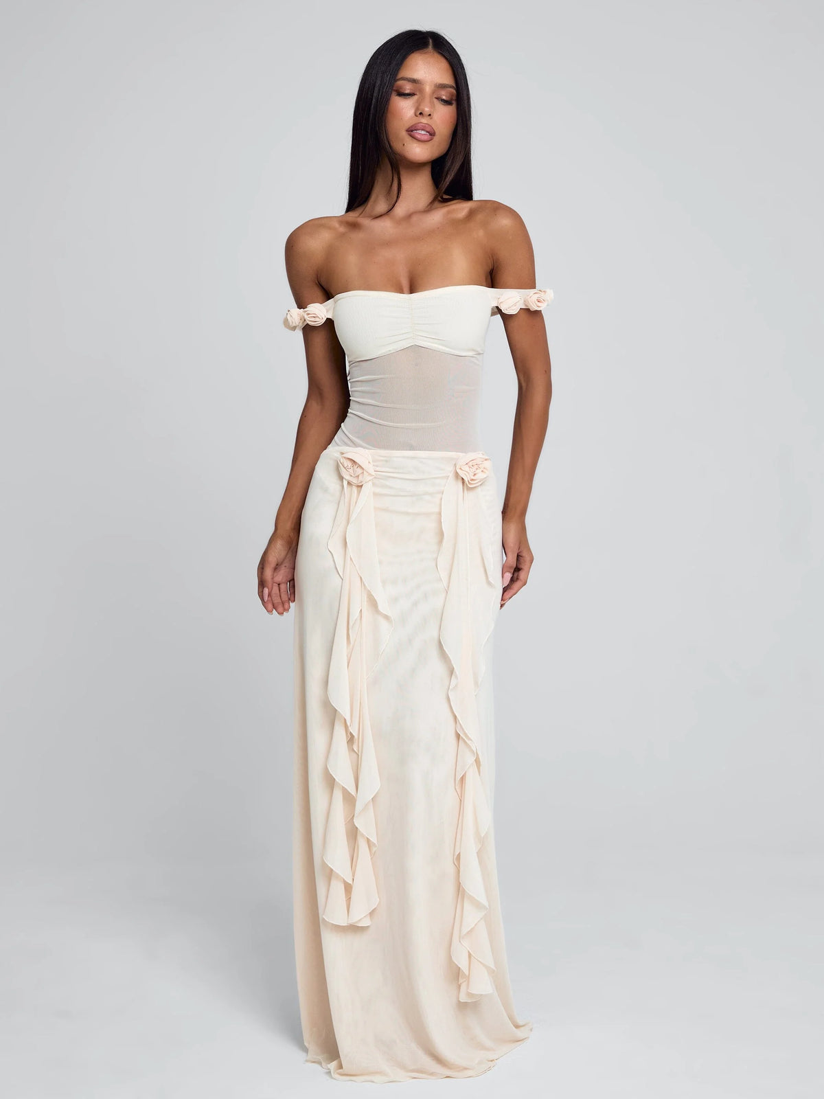 Lucy's MARCELINE MAXI DRESS BEIGE