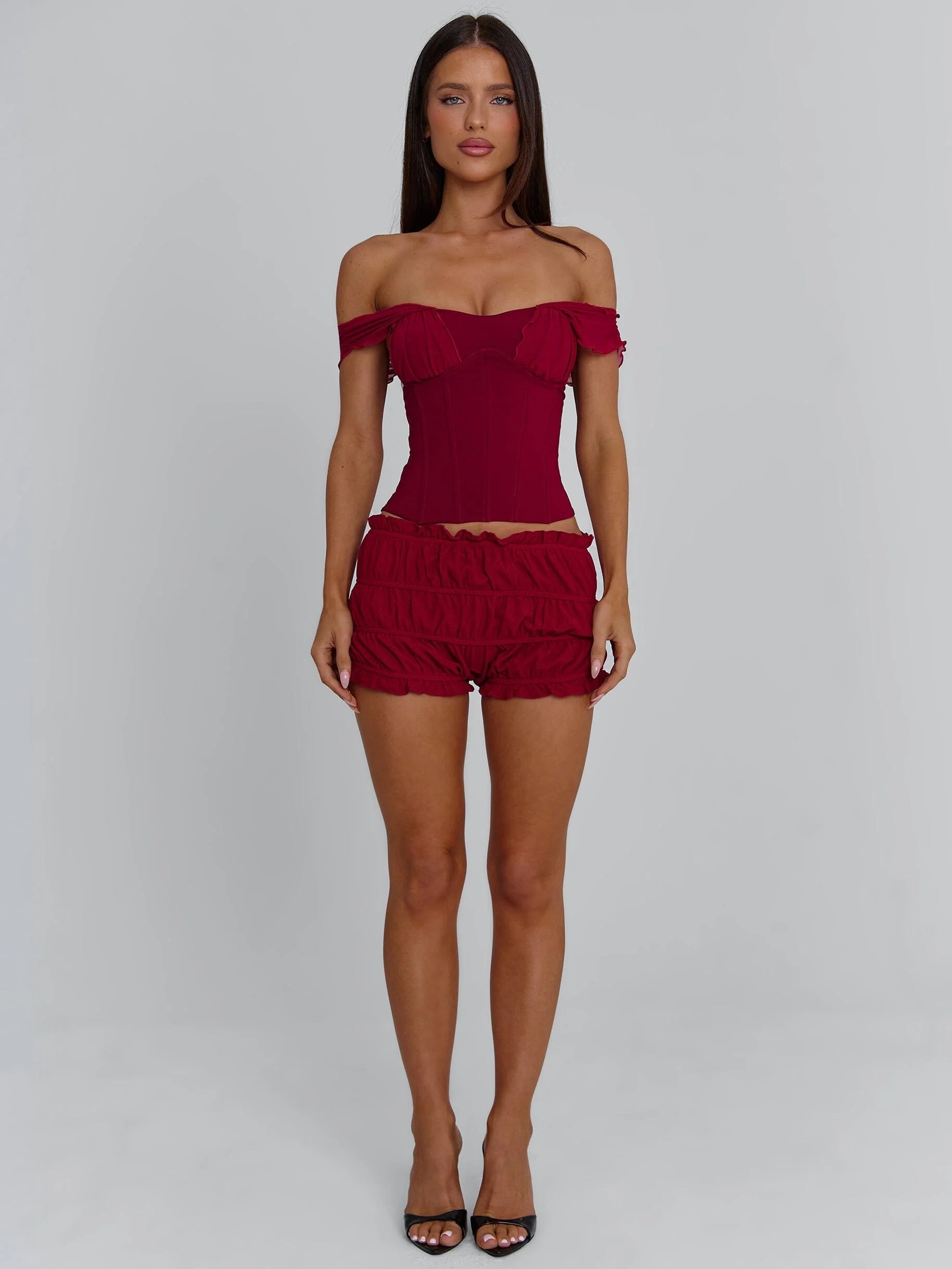 Lucy's AMAYA TOP DEEP RED