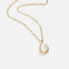 Vioraia White Opal Necklace