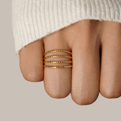 Vioraia Madison 18K Layered Ring