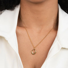 Vioraia Zola Geometric Gold Necklace