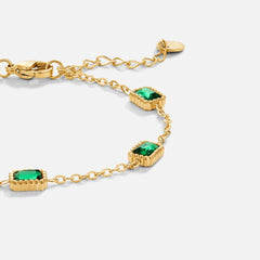 Vioraia Trinity Emerald Bracelet