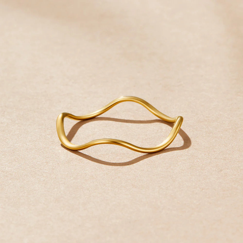 Vioraia Tina Gold Stack Ring