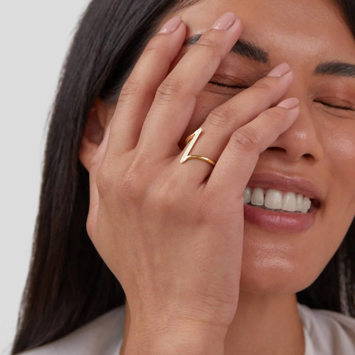 Vioraia Mila Twisted Gold Ring