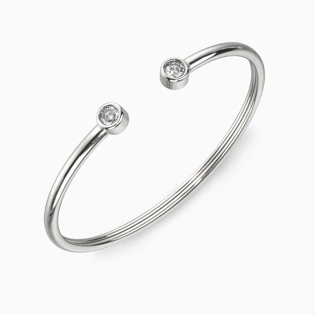 Vioraia Verano Studded Stones Cuff Bangle