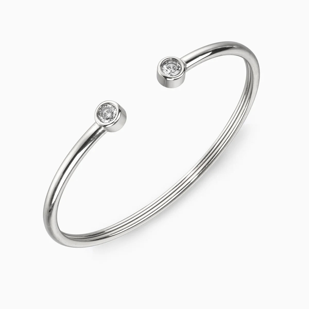 Vioraia Verano Studded Stones Cuff Bangle