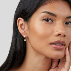 Vioraia Blue Evil Eye Drop Earrings