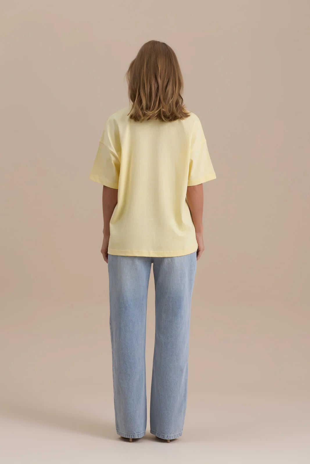 WANDER OVERSIZED T-SHIRT | LEMON