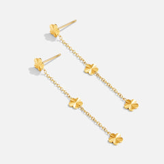Vioraia Flower Power Petal Drop Earrings