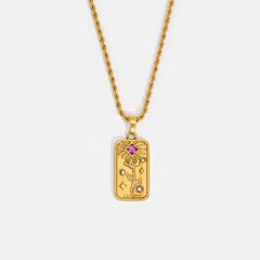 Vioraia ‘Lovers’ Tarot Pendant Necklace