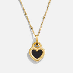 Vioraia Falling For You' Reversible Heart Necklace
