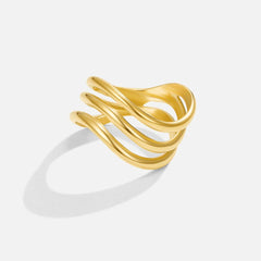 Vioraia Kiya Layered Gold Ring