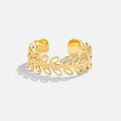 Vioraia Summer Bloom Leaf Ring