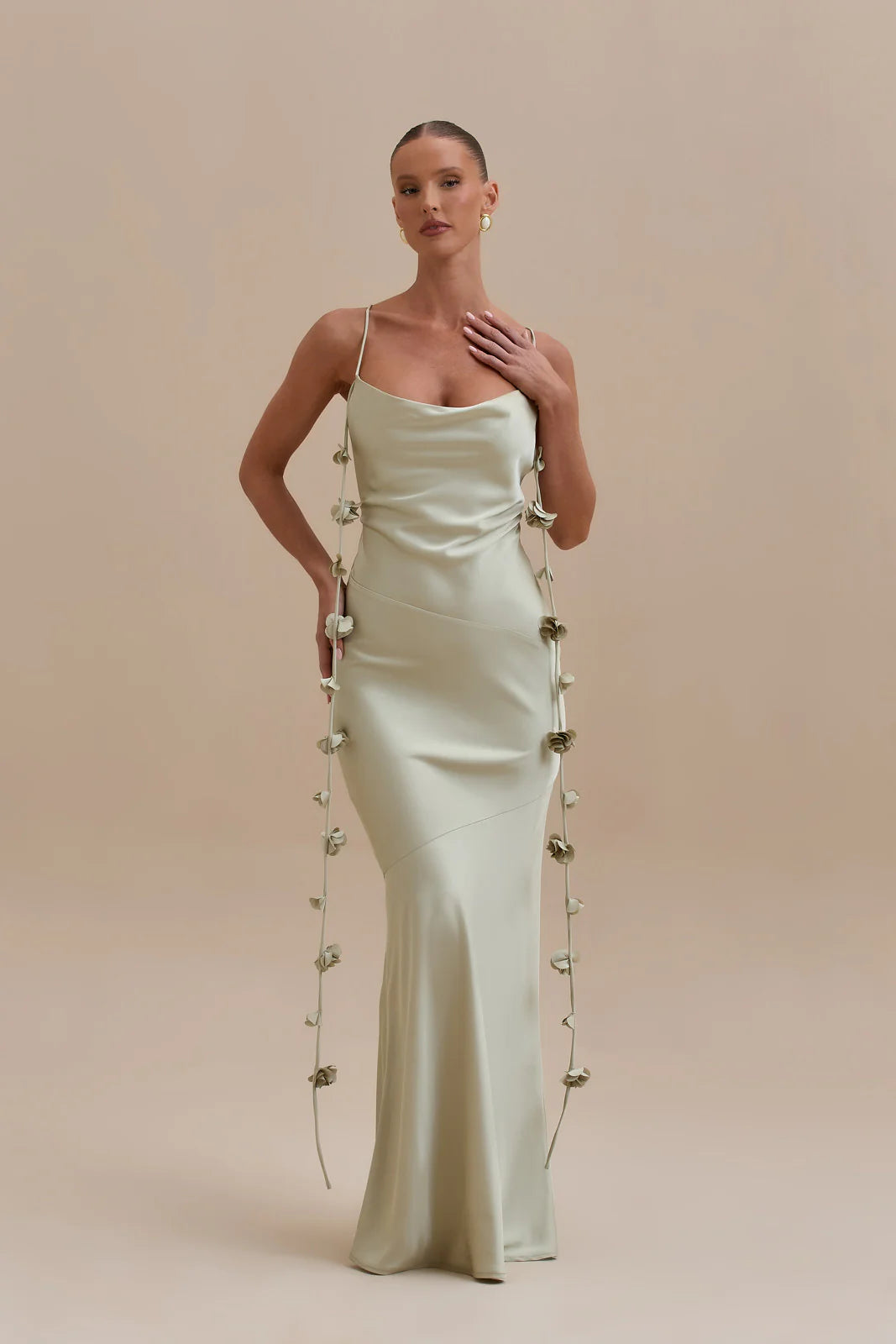 ARIA MAXI DRESS | SAGE - SALE
