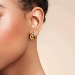 Vioraia Marcelline Bubble Hoop Earrings