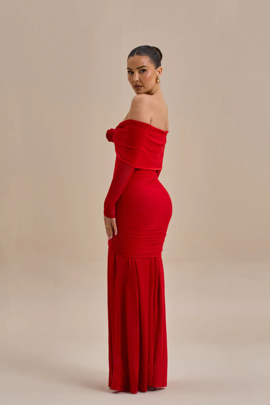 VIVIENNE BARDOT MAXI DRESS | RED - SALE