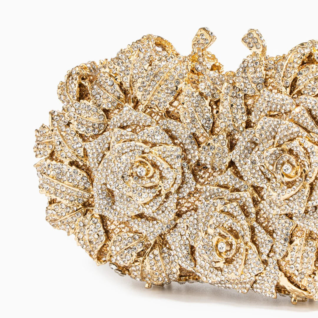 Vioraia Cecilia Rose Clutch Bag