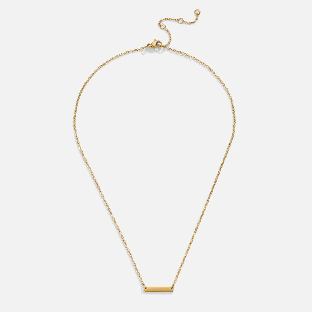 Vioraia Rina Gold Bar Necklace