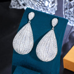 Vioraia Amira Frost Drop Earrings