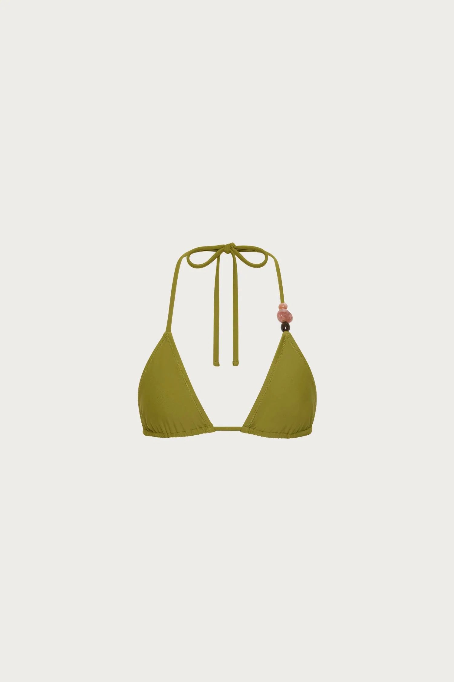 Triangle Top | Beaded Emerald