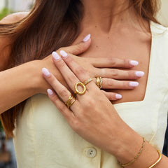 Vioraia Vina Melted Gold Ring