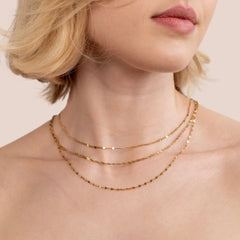 Vioraia Lila Multi Chain Necklace