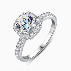 Vioraia Verano Square Halo Ring