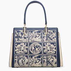 Vioraia Havilah Embroidery Medium Tote Bag